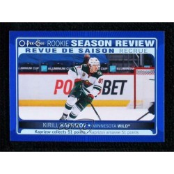 2021-22 O-Pee-Chee Blue Rookie Season Review c. 541 Kirill Kaprizov