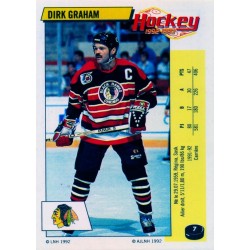 1992-93 Panini Stickers FRENCH c. 007 Graham Dirk CHI