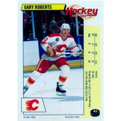 1992-93 Panini Stickers FRENCH c. 045 Roberts Gary CGY