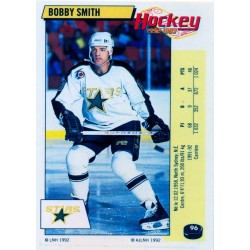 1992-93 Panini Stickers FRENCH c. 096 Smith Bobby DAL MNS