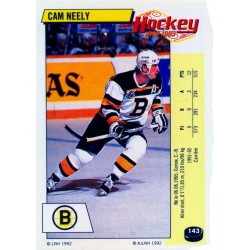 1992-93 Panini Stickers FRENCH c. 143 Neely Cam BOS