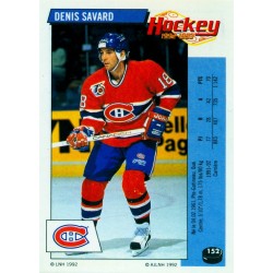 1992-93 Panini Stickers FRENCH c. 152 Savard Denis MON