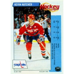 1992-93 Panini Stickers FRENCH c. 167 Hatcher Kevin WSH WAS