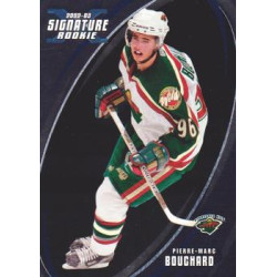 2002-03 Be a Player Signature Series c. 196 Pierre-Marc Bouchard MIN