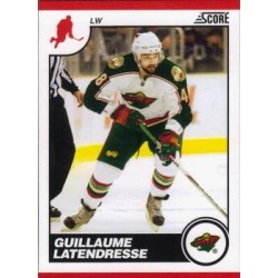 2010-11 Score Glossy c. 254 Guillaume Latendresse MIN